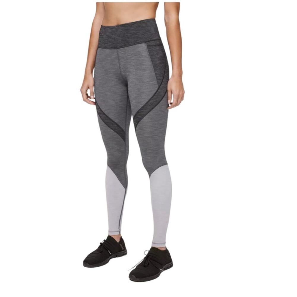 Lululemon womens‎ Early Extension High-Rise Tight *28" gray leggings size 6